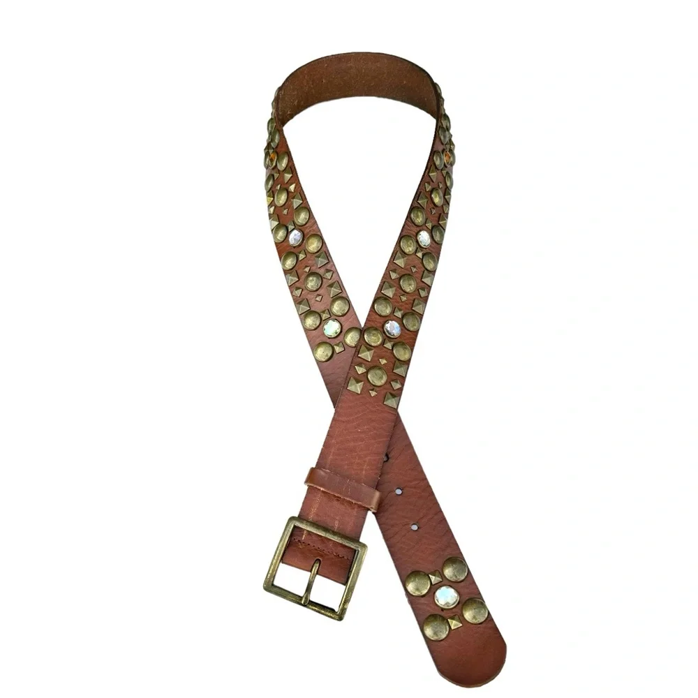 Michael Kors Belt Brown Leather Women’s